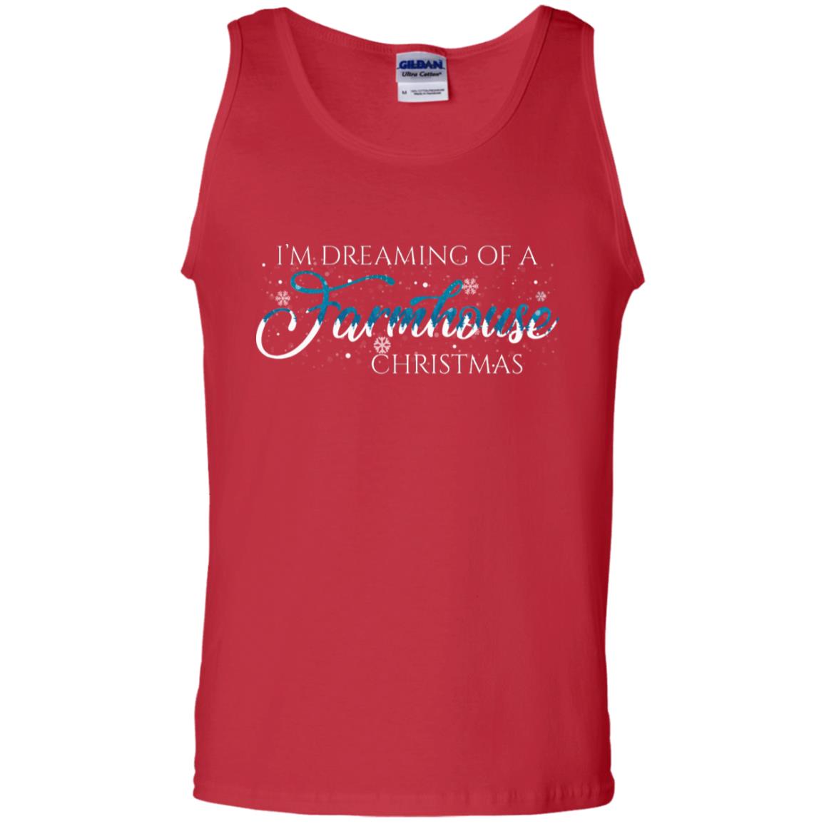 I'm Dreaming Of A Farmhouse Christmas X-mas Gift Shirt Red