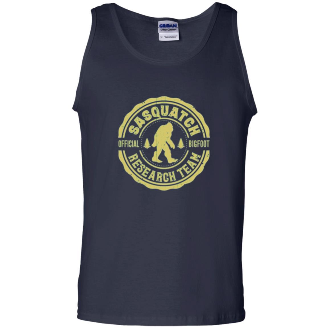Squatchin Gone T-shirt Finding Sasquatch Bigfoot Research Team Navy
