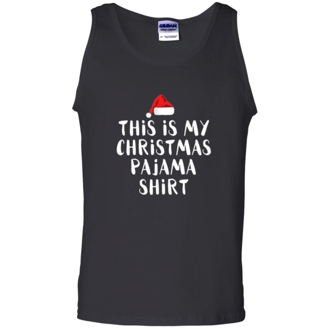 Christmas T-shirt This Is My Christmas Pajama Black