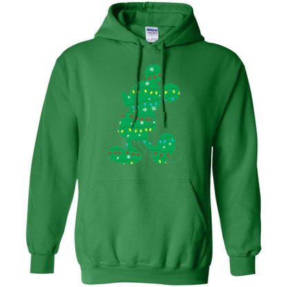 Christmas T-shirt Disney Mickey Mouse Fairy Lights Irish Green