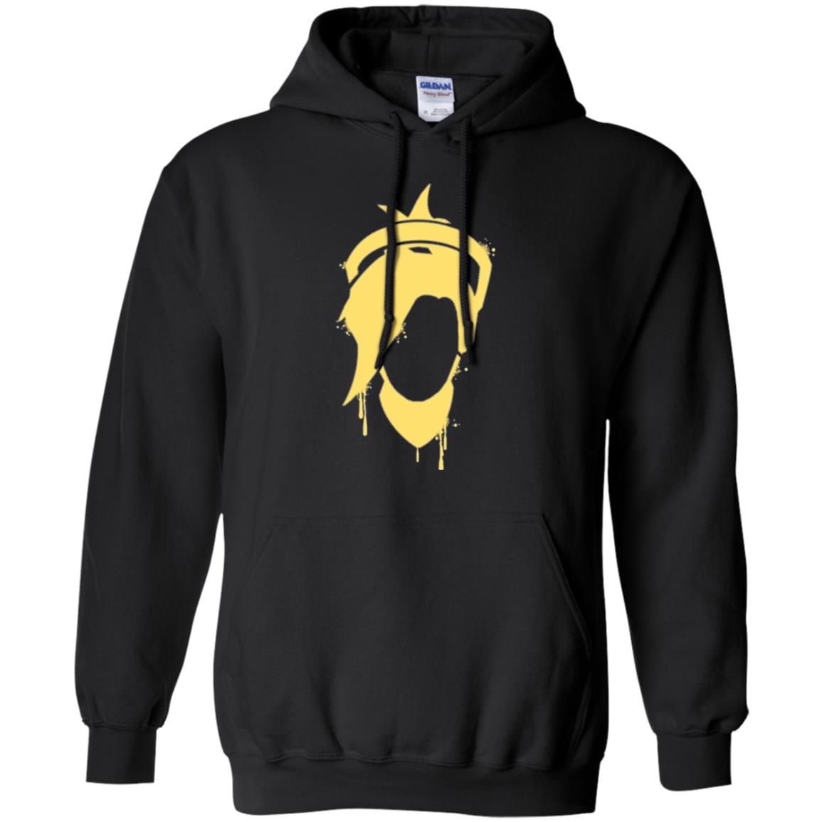 Overwatch Mercy Icon Spray T-shirt Black