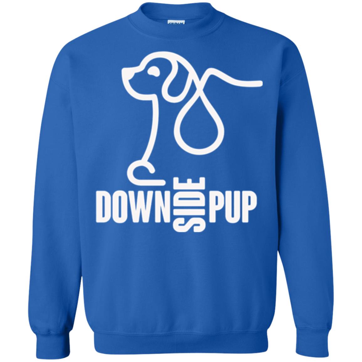 Dog Lover T-shirt Down Side Pup T-shirt Royal