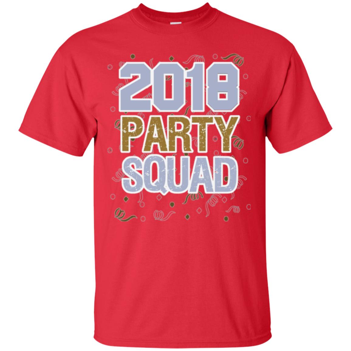 New Years Eve 2018 T-shirt Party Squad Red