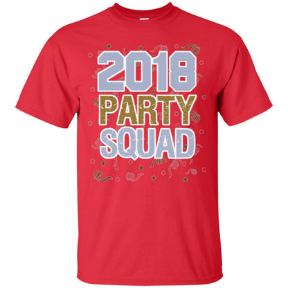 New Years Eve 2018 T-shirt Party Squad Red