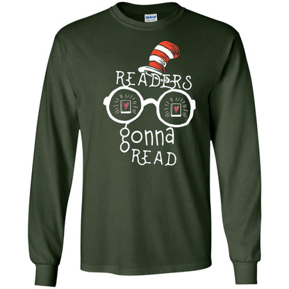 Readers Gonna Read Bookworm T-shirt Forest Green