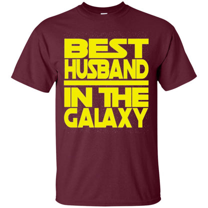 Best Husband In The Galaxy T-shirt Maroon