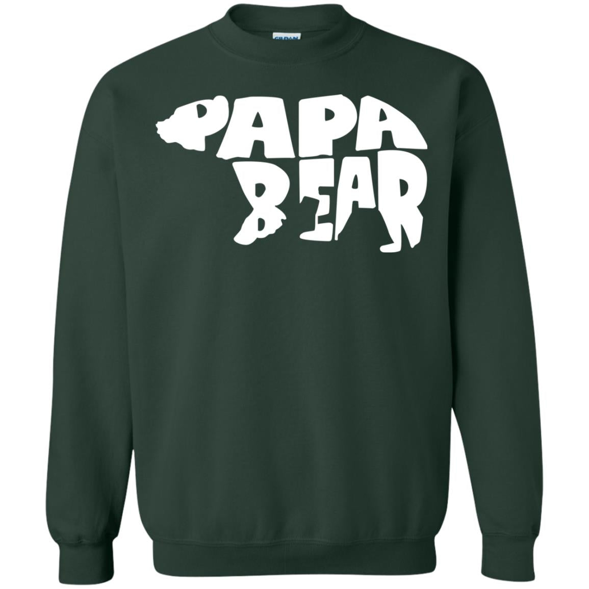 Bear Papa Shirt Forest Green