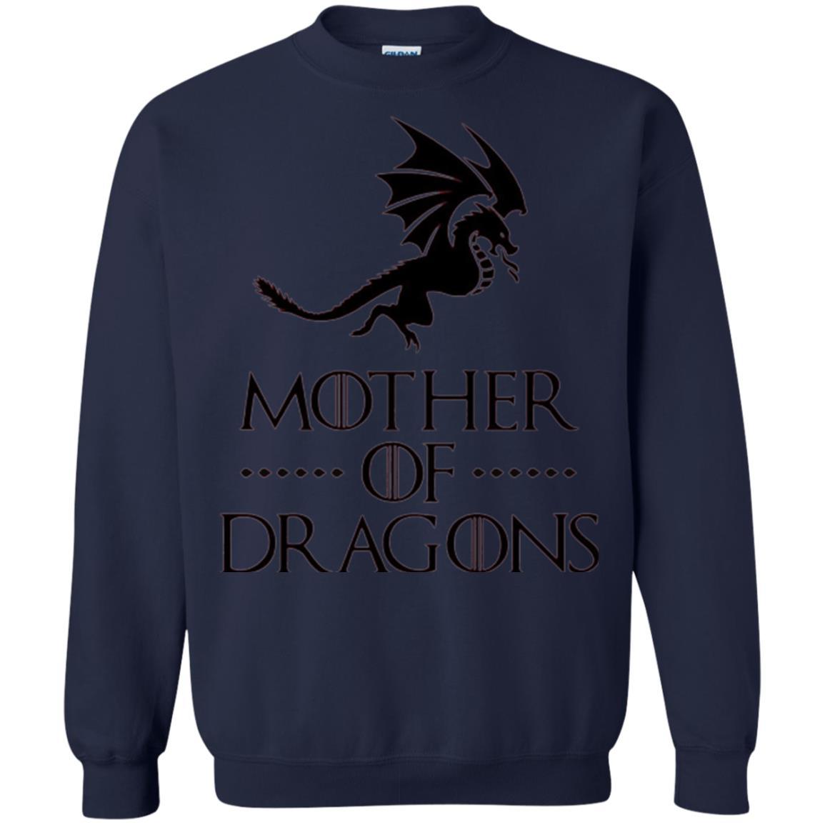 Throne Dragon T-shirt Mother Of Dragons Game Navy