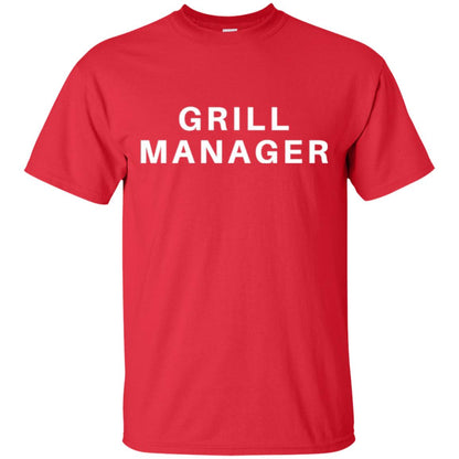 Cooking T-shirt Grill Manager Red