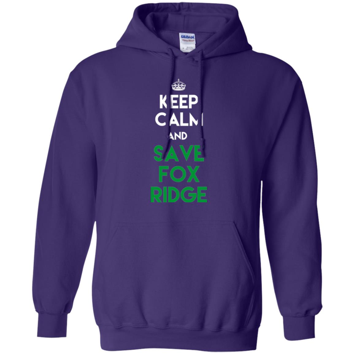 Elementary T-shirt Keep Calm And Save Fox Ridge T-shirt Purple