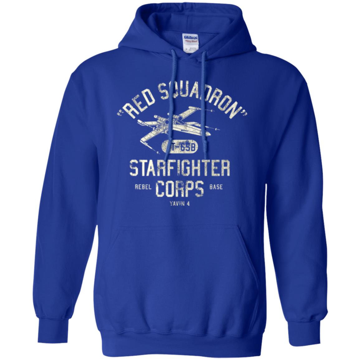 Movie T-shirt Red Squadron Starfighter Rebel Corps Base Royal