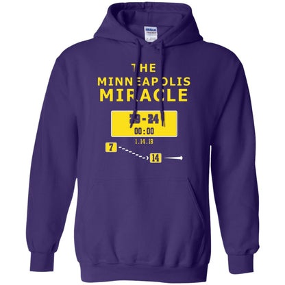 Football Lover T-shirt The Minneapolis Miracle Purple