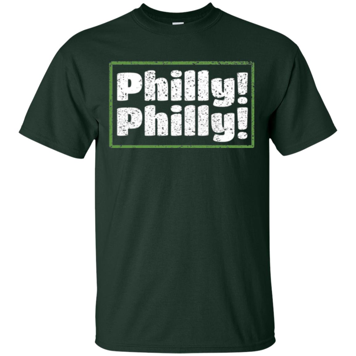 Philly! Philly! T-shirt Football Shirt Forest Green