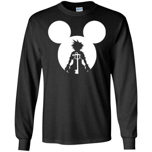 Mickey Lovers T-shirt Disney Kingdom Hearts Black