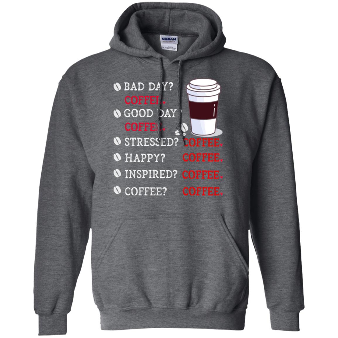 Coffee Idea Gift Shirt For Mens Womens Dark Heather