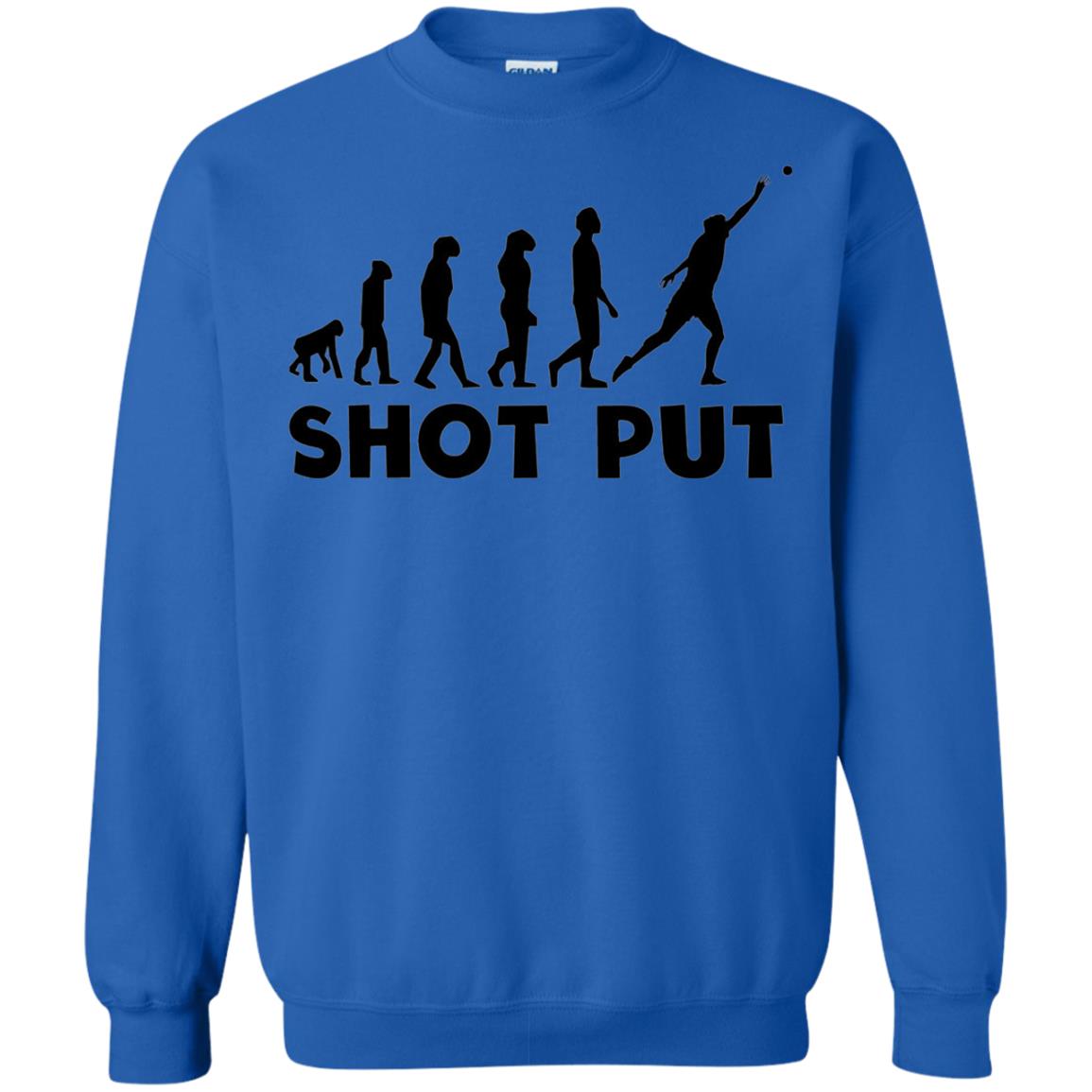 Funny Shot Put Evolution T-shirt Royal