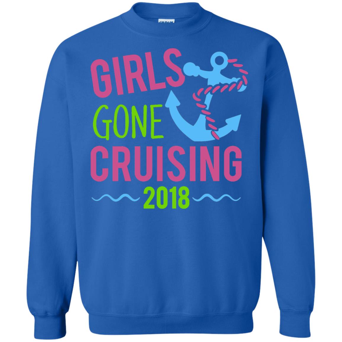 Girls Gone Cruising Girls Trip Cruise T-shirt Royal