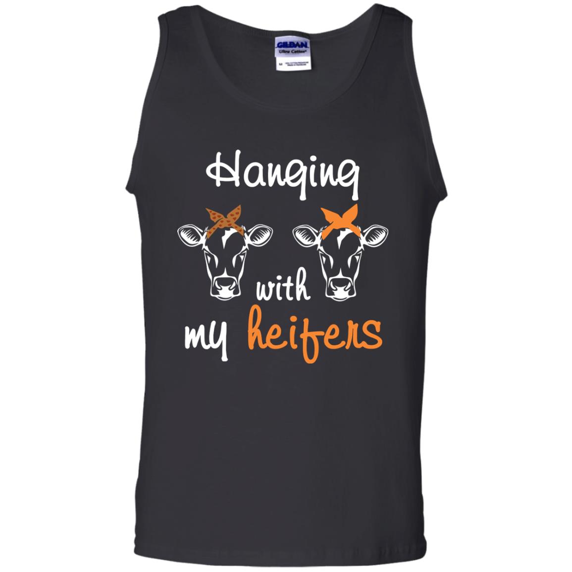 Heifers Lover Shirt Hanging With My Heifers Black