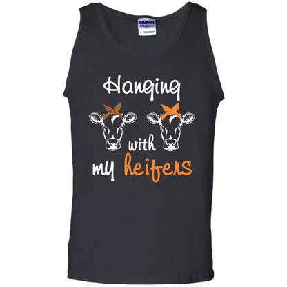 Heifers Lover Shirt Hanging With My Heifers Black