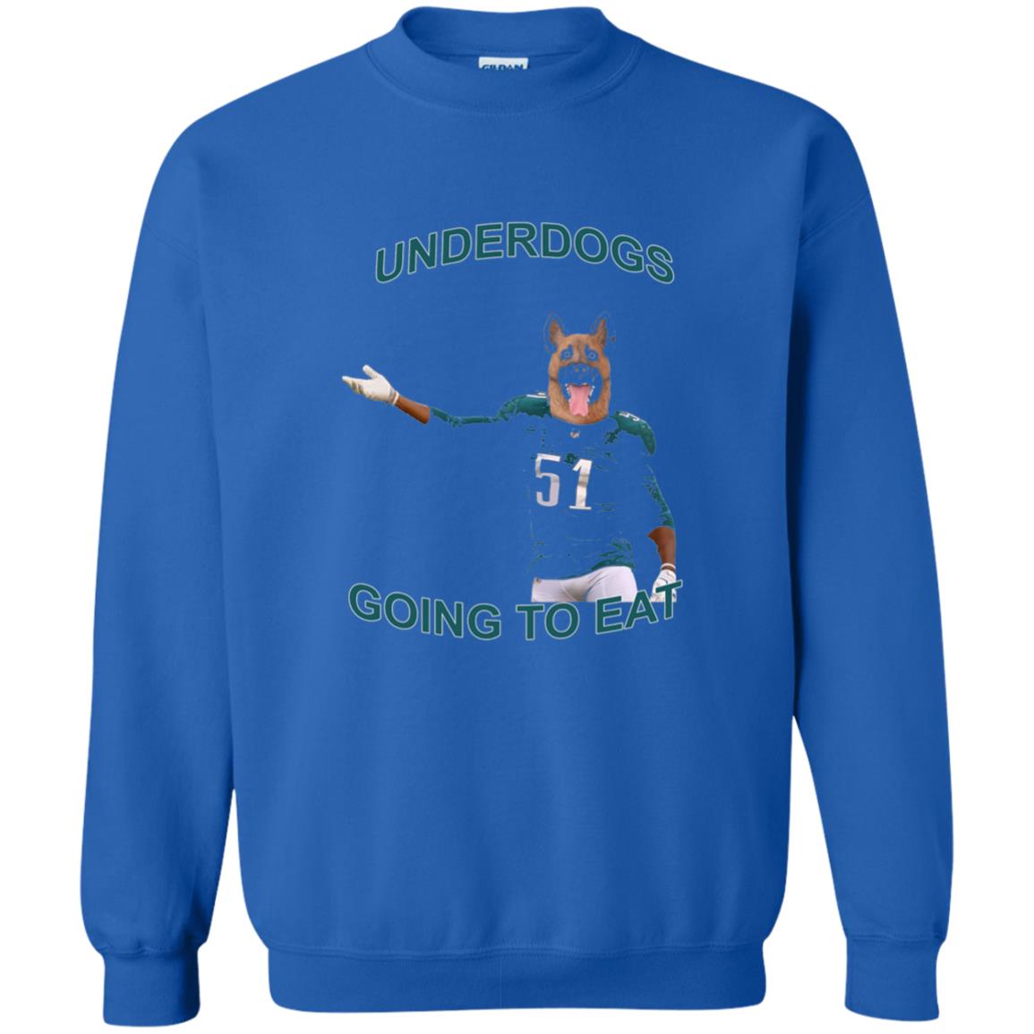 Football T-shirt Underdogs Going To Eat Royal