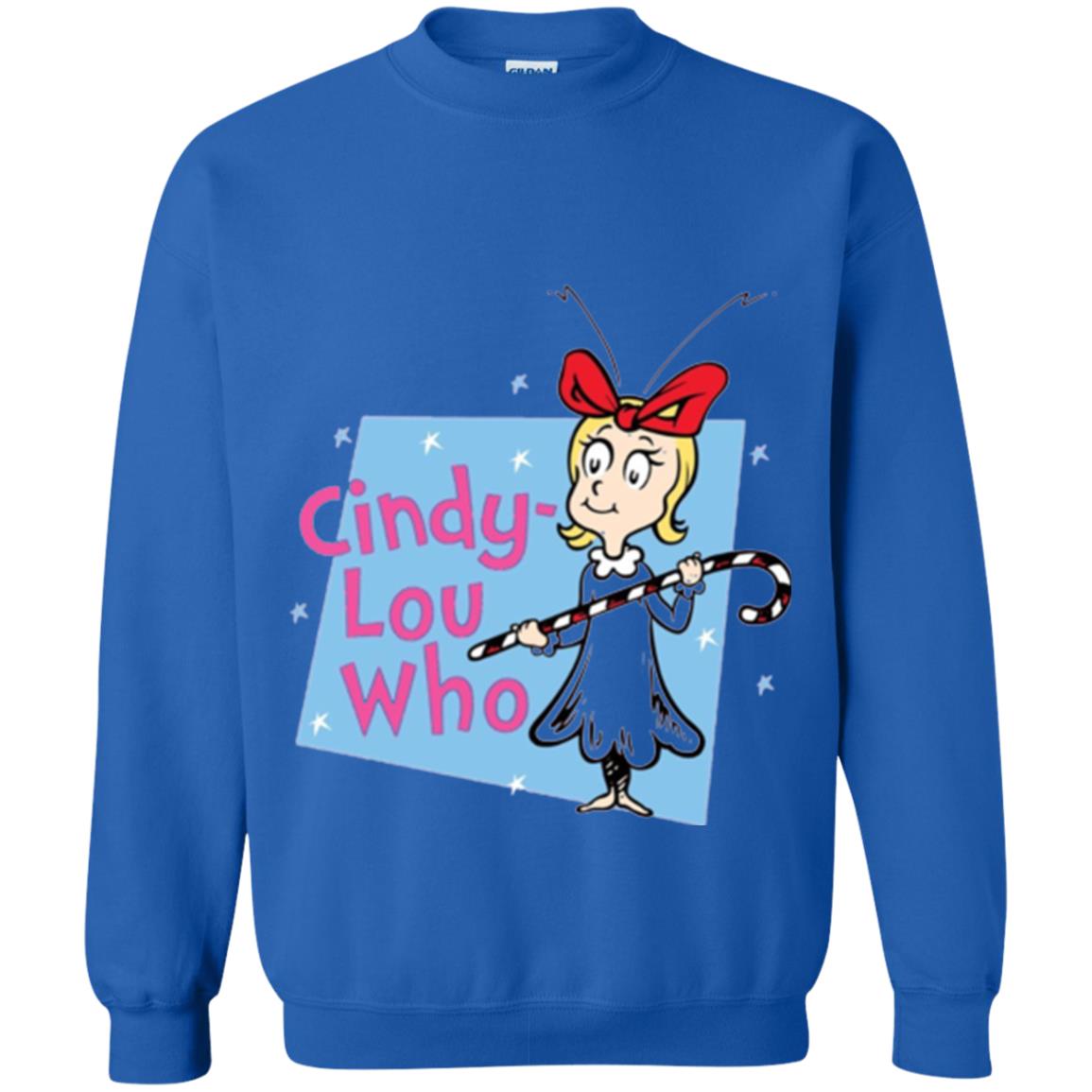 Dr. Seuss Cindy-lou Who Book Lover T-shirt Royal