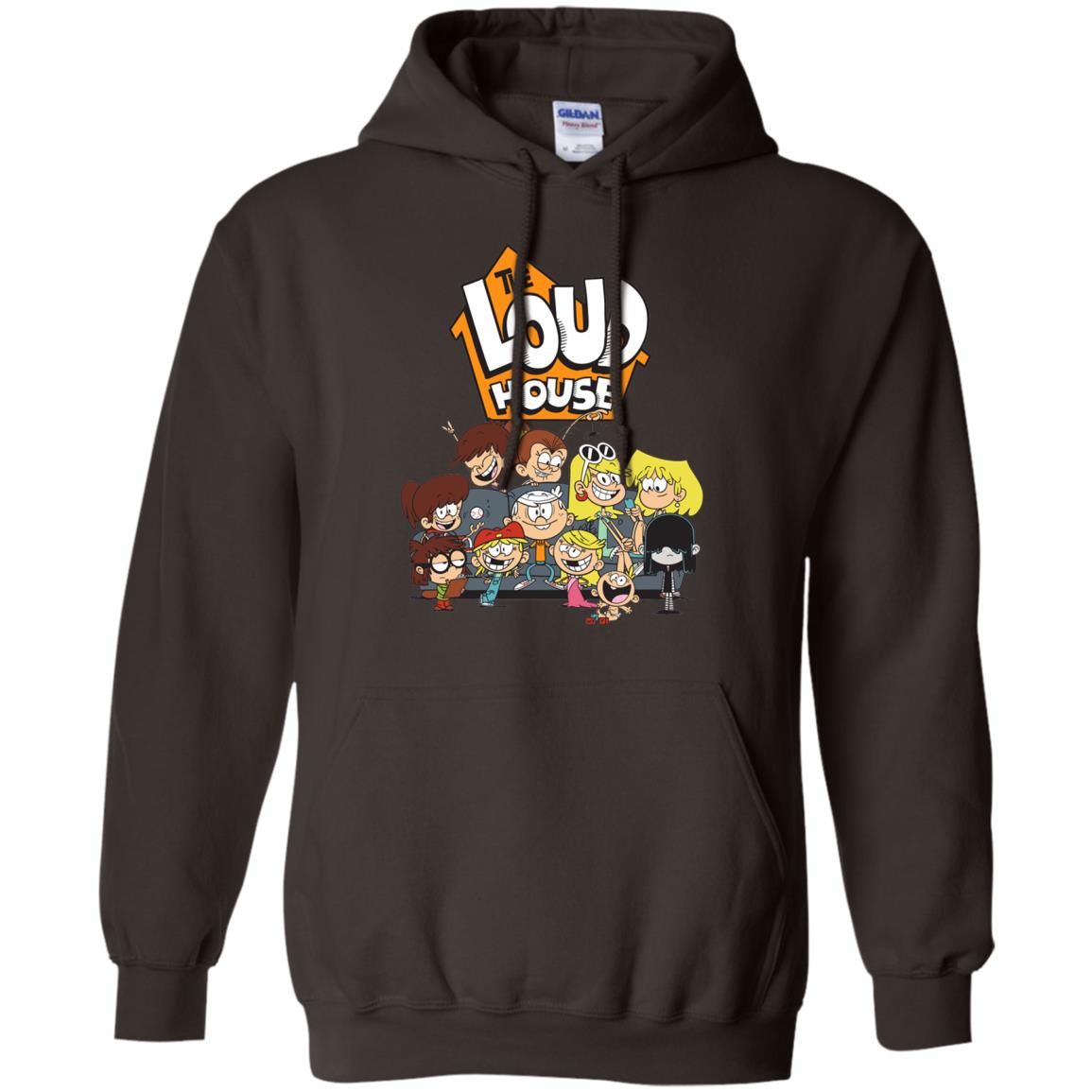Nickelodeon The Loud House Character T-shirt Dark Chocolate
