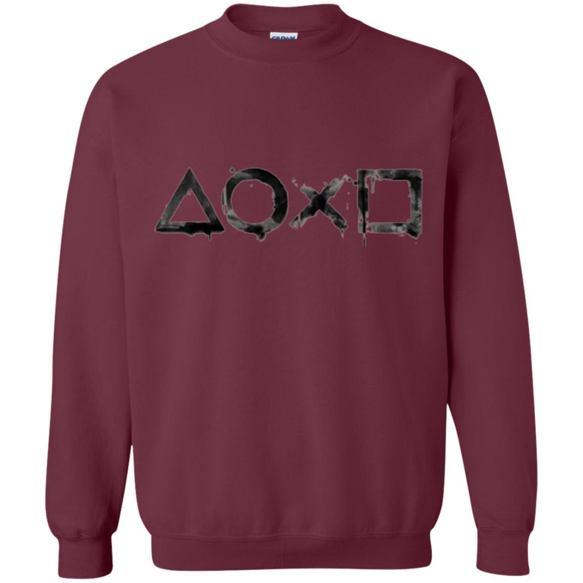 Gamer T-shirt Playstation Ink Wash 2 Maroon