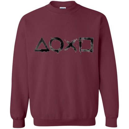 Gamer T-shirt Playstation Ink Wash 2 Maroon