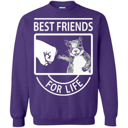 Squirrel T-shirt Best Friend For Life T-shirt Purple