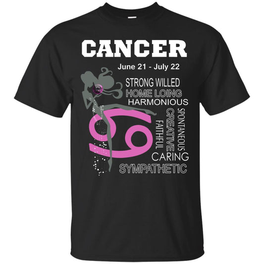 Cancer Strong Willed Home Loing Harmonious Faithful Creative Spontaneous Caring Sympathetic Black