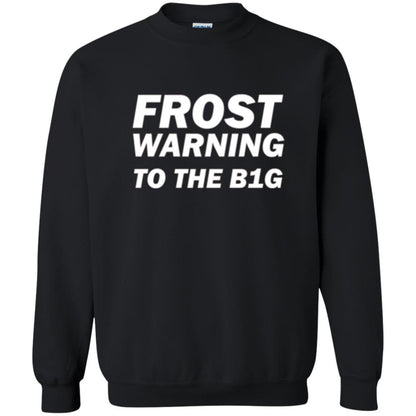 Frost Warning Nebraska T-shirt Black