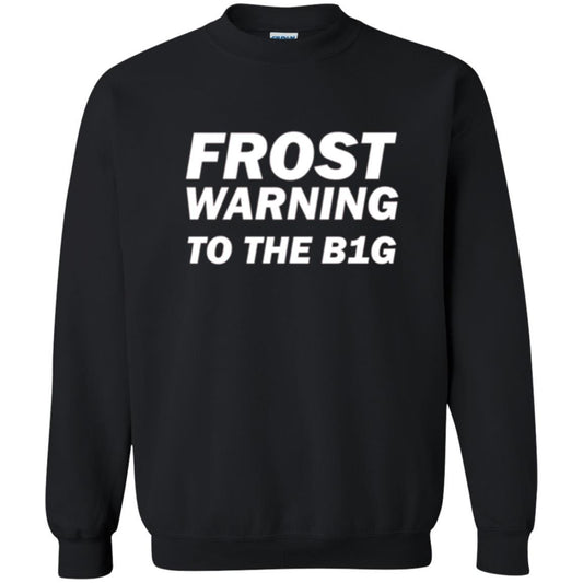 Frost Warning Nebraska T-shirt Black