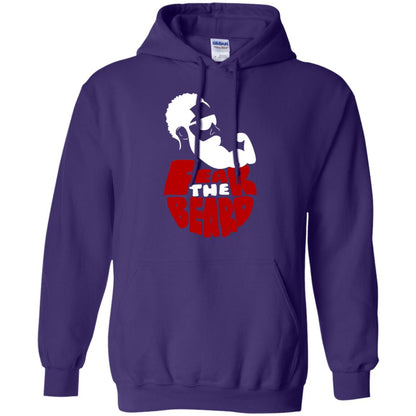 Fear The Beard No Shave November Gift Shirt For Mens Purple