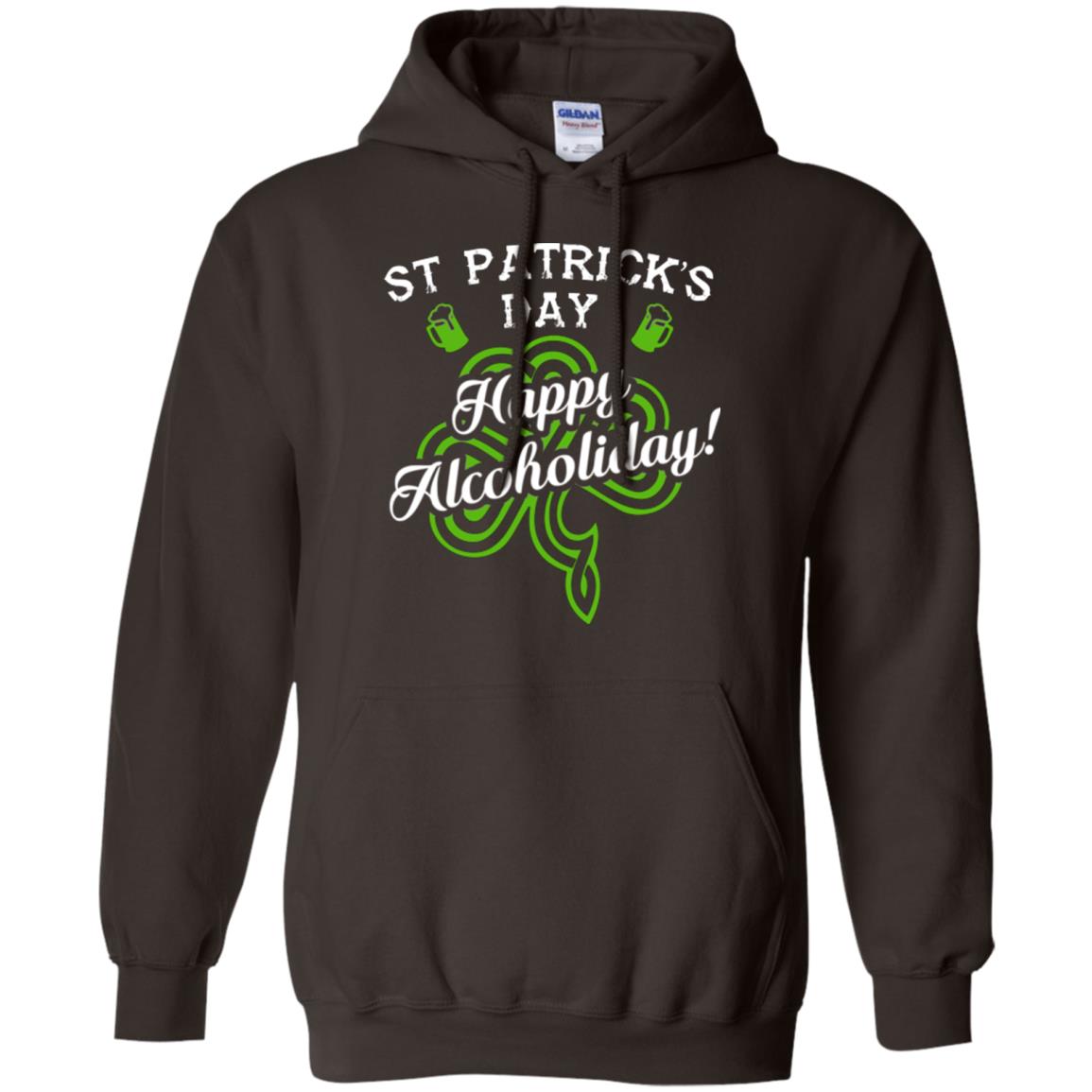 St. Patrick's Day T-shirt Happy Alcoholiday Dark Chocolate
