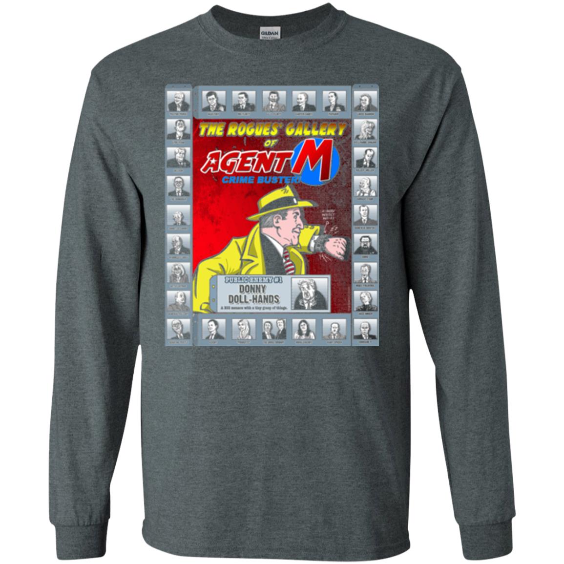 The Rogues' Gallery Of Agent M T-shirt Dark Heather