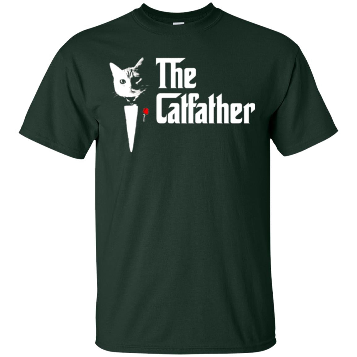 Daddy T-shirt The Catfather Forest Green
