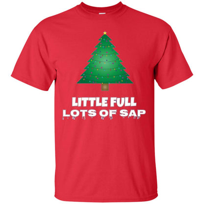 Christmas T-shirt Little Full Lots Of Sap Red