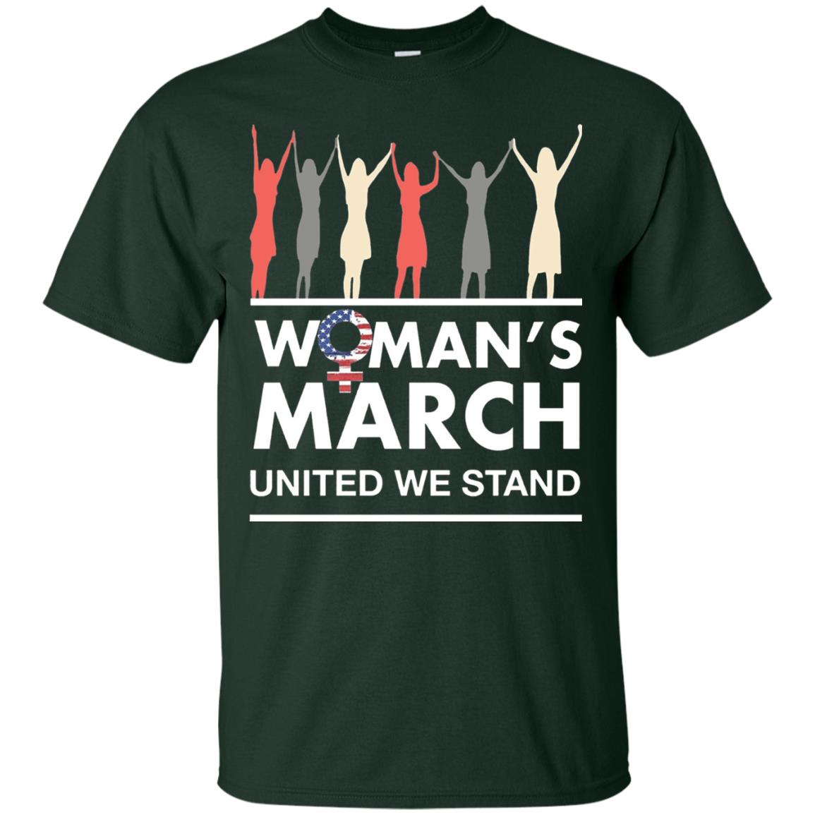 Women_s Right T-shirt Women_s March United We Stand Forest Green