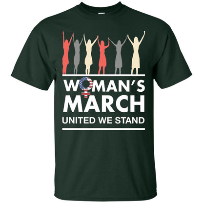 Women_s Right T-shirt Women_s March United We Stand Forest Green