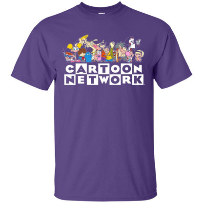 Cartoon T-shirt Classic Character Feature T-shirt Purple