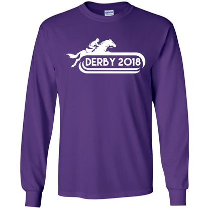 Derby 2018 Shirt Derby 2018 Horse Racing Purple