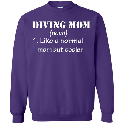 Diving Mom Like A Normal Mom But Cooler Diving Gift Shirt For Mom Purple