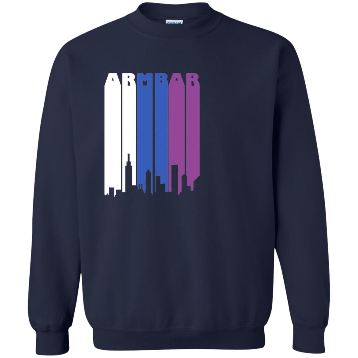Bjj Brazilian Jiu Jitsu Armbar City T-shirt Navy