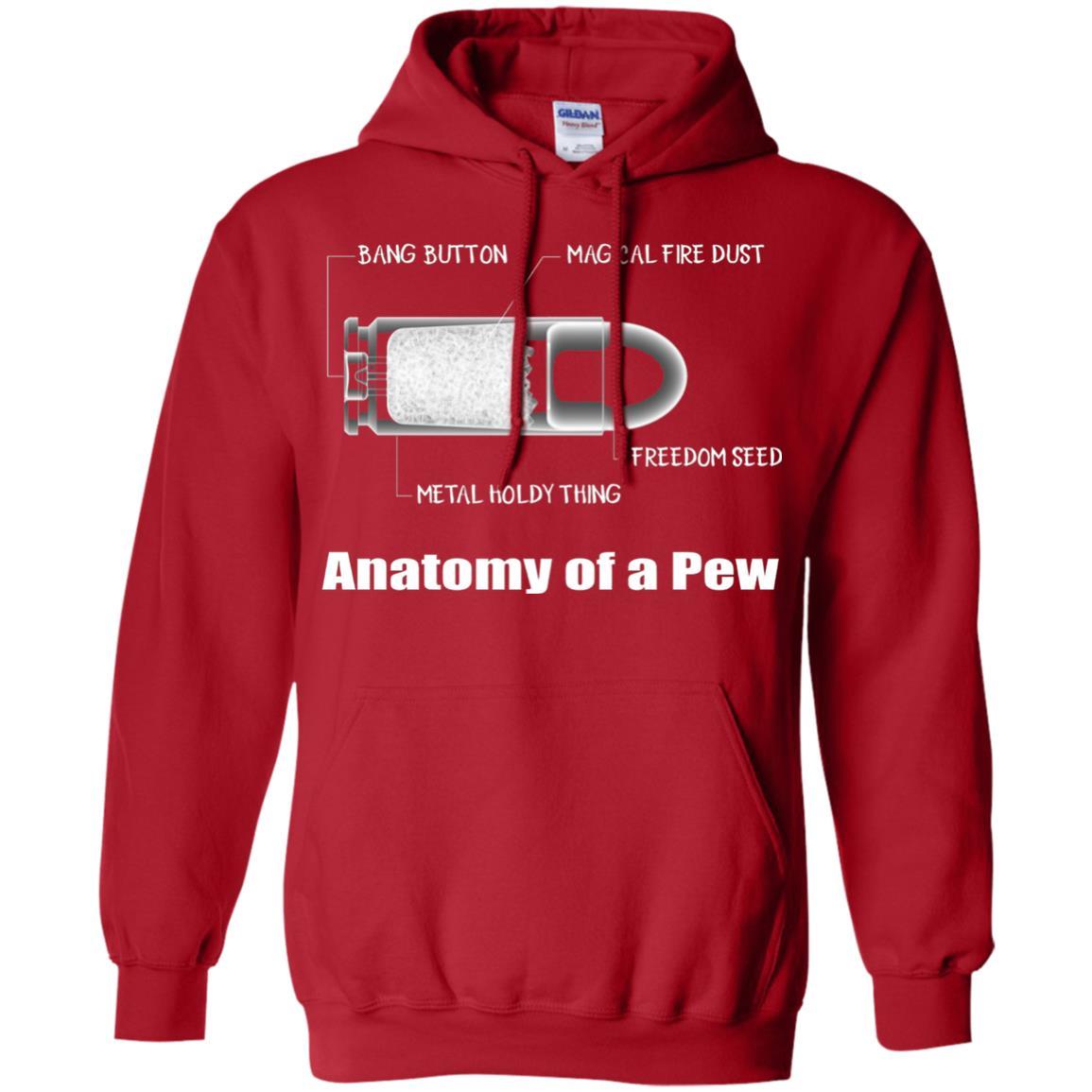 Bullet T-shirt The Anatomy Of A Pew Red