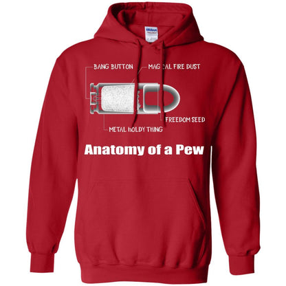 Bullet T-shirt The Anatomy Of A Pew Red