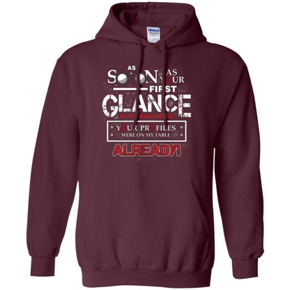 As Soon As Your First Glance At My Daughter Daddy T-shirt= Maroon
