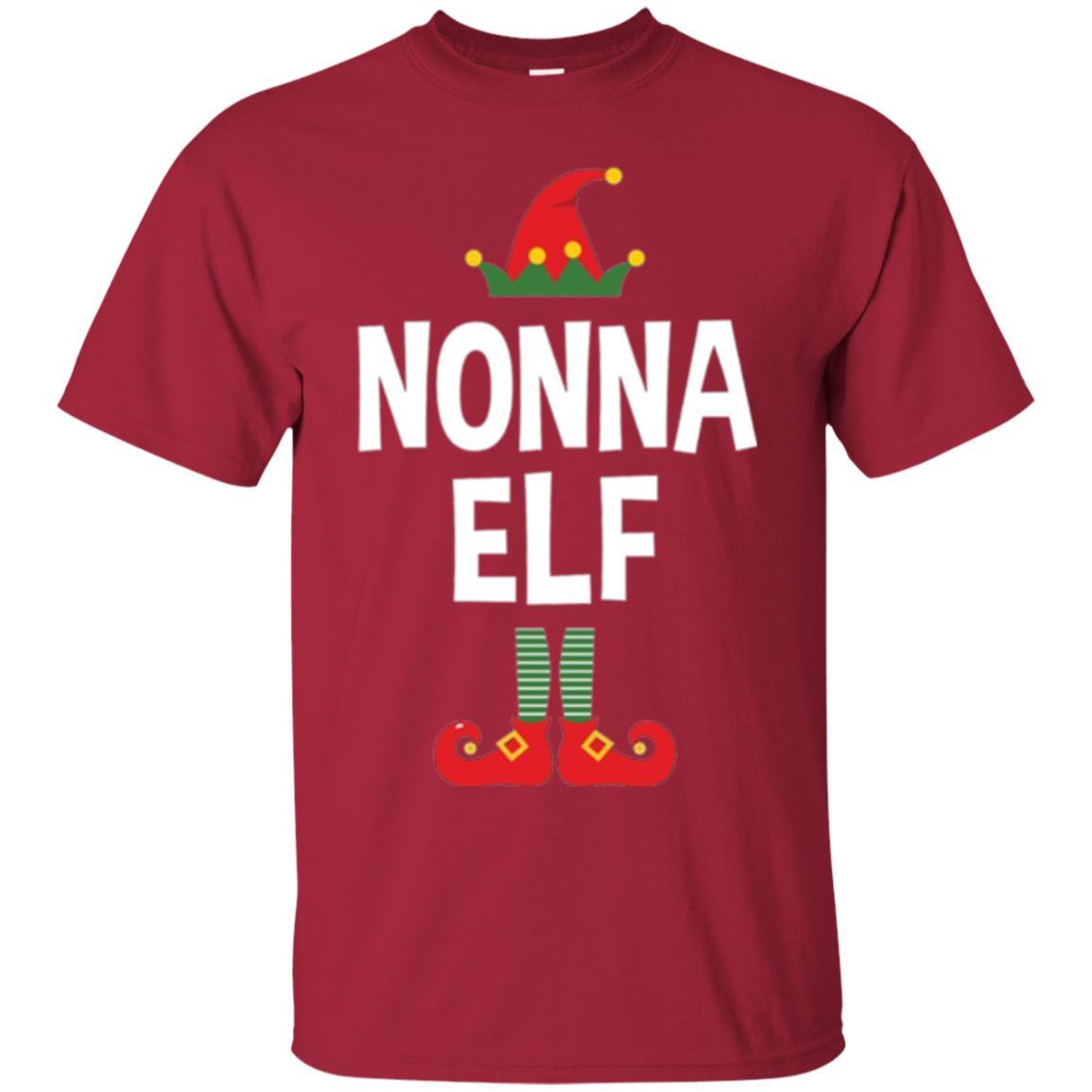 Christmas T-shirt Nonna Elf Christmas Pajamas Cardinal