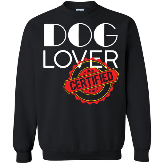 Dog Lover T-shirt Certified Black