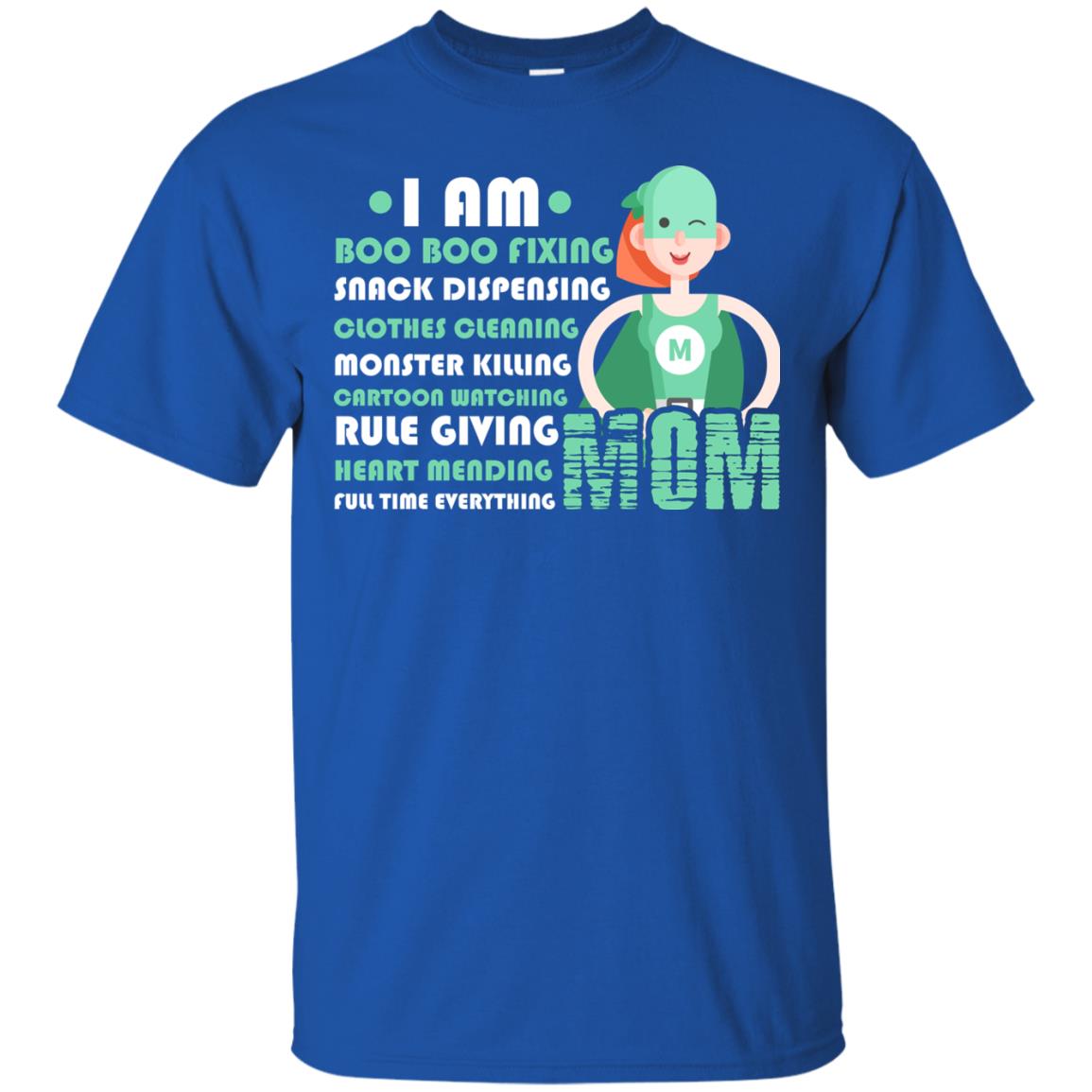 I Am Boo Boo Fixing Snack Dispensing Mommy T-shirt Royal