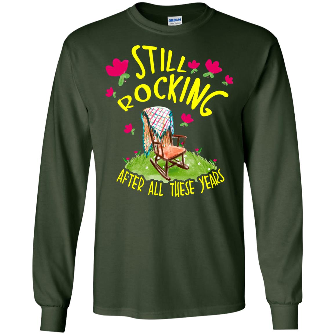 Still Rocking After All These Years T-shirt Forest Green